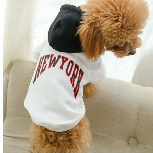 NY HOODIE FOR POOCH